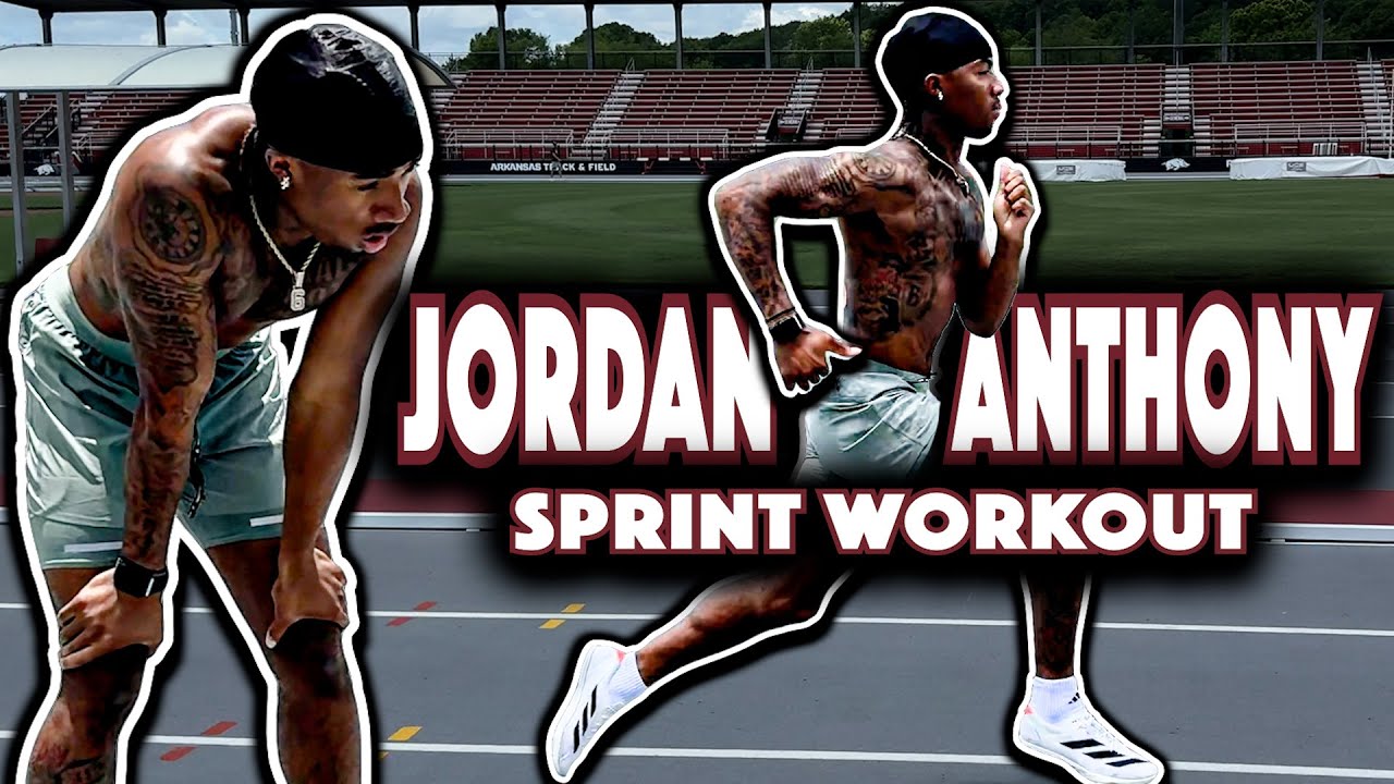 Тренировка Джордана Энтони для спринта | Будущий чемпион США!?