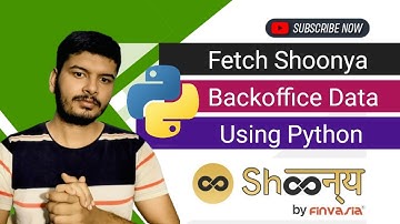 Access Finvasia Shoonya BackOffice using Python. Plot Equity curve & DD