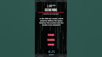 CSS Box Model #css #quiz #shorts