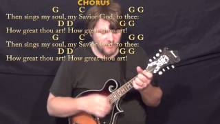 How Great Thou Art (HYMN) Mandolin Cover Lesson in G with Chords/Lyrics chords