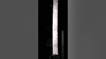 Bending-Buckling test of URM Wall #11. Slow motion view