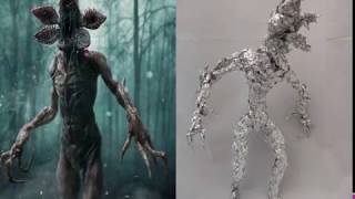 Demogorgon - Aluminum Foil Sculpture