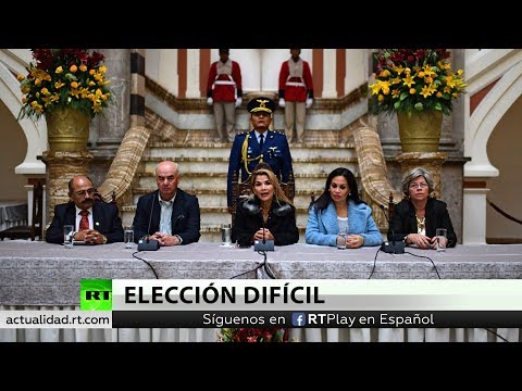 Gobierno de facto de Bolivia presenta iniciativa de ley para convocar a nuevas elecciones