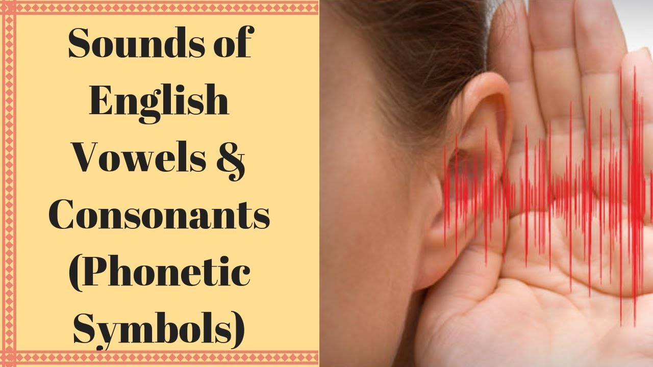 Sounds of Consonants and Vowels ( Phonetic Symbols) -in English with
