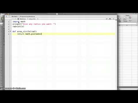 Importing and using a module in Python