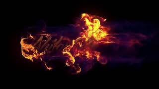 Fire explosion reveal Intro logo animation Full HD