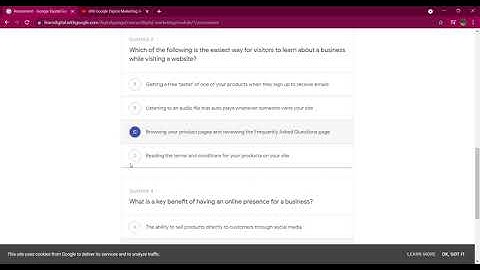 Assessment   Google Digital Garage  || module 20 ||Digital marketing