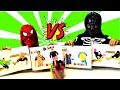 SUPERHERO 3 MARKER CHALLENGE! Sado Pretend Play with Colored Paints and Superhero Costumes