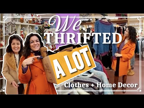 Let's Have FUN!!! | THRIFTING with my MOM | Fall Vintage Shopping in Italy | + HAUL!