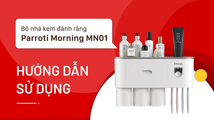 Giá đựng kem đánh răng tự động