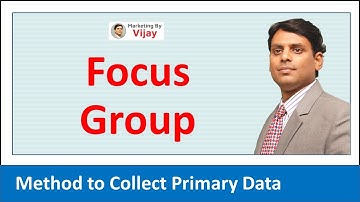 Focus Group I Method to Collect Primary Data I Marketing Research I #Shorts I Dr Vijay Prakash Anand