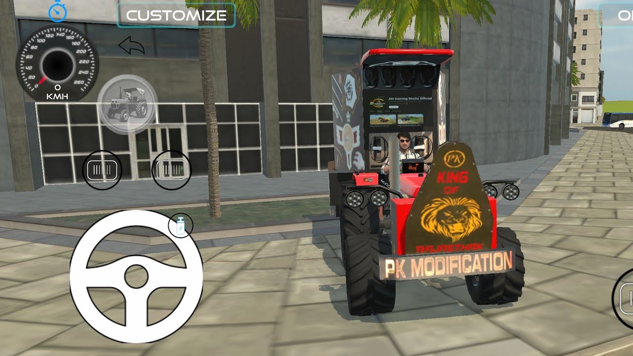 Modified Mahindra Tractor😈 Games Indian Tractor Game(Gadi Wala Game) Tractor Game Android Game#2026 