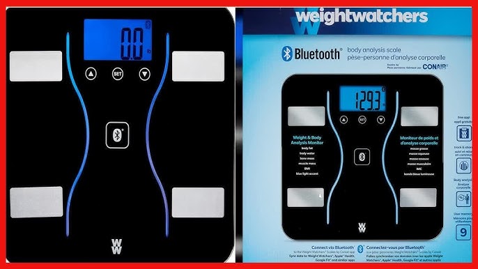 Weight Watchers Glass Bluetooth Scale WW912XF 