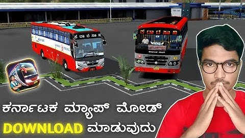 How To Add Karnataka Map Mod in Bus Simulator Indonesia Kannada Video