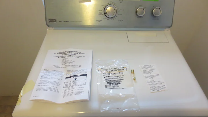 How To Convert Gas Dryer To Propane: Whirlpool, Maytag, etc.