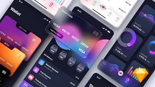 iOS 16 App UI Design in Sketch - Colors, Layout and Dark Mode - Full Course