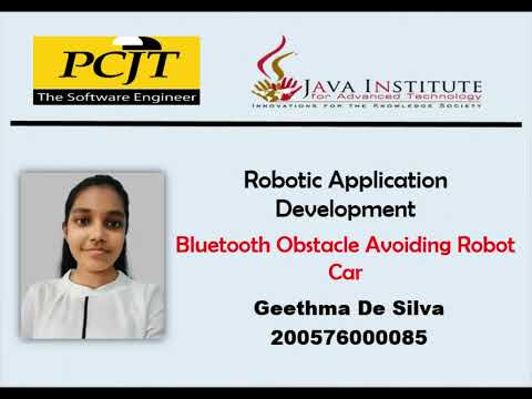 Obstacle Avoiding Robot Car | Java Institute | PCJT Software Engineering