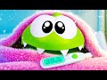 ❄️ Om Nom Oyuncak Kumda Kayboldu! Soğukta Oynarken Hasta mı Oldu?