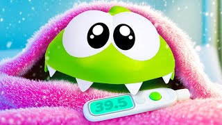 ❄️ Om Nom Oyuncak Kumda Kayboldu! Soğukta Oynarken Hasta mı Oldu?