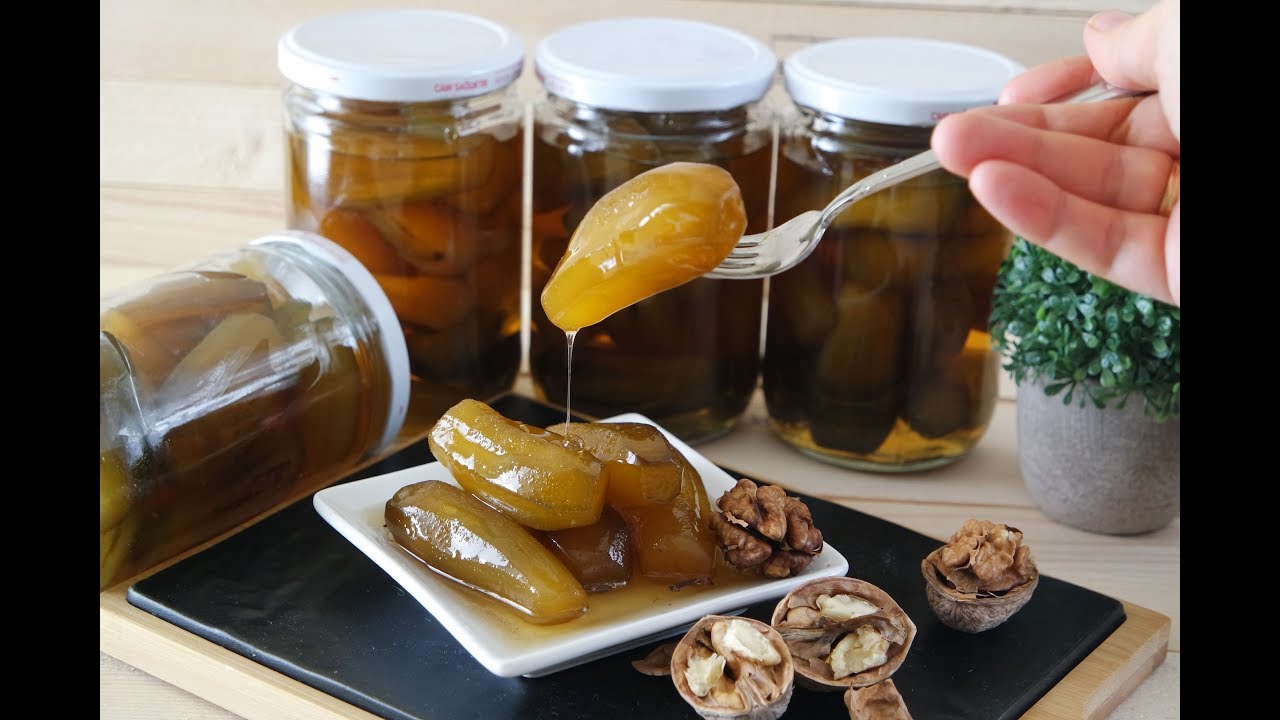 Patlıcan Reçeli ( Kireç suyuna yatırılmış kıtır kıtır patlıcan)