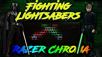 Fighting Lightsabers keyboard lighting | Razer Synapse 3