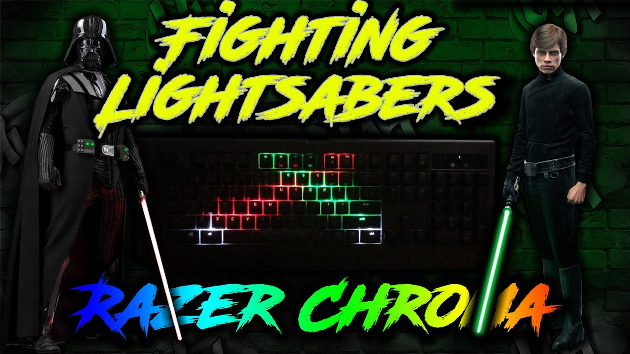Fighting Lightsabers keyboard lighting | Razer Synapse 3