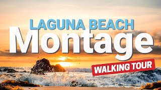 Laguna Beach, Montage, California Walking Tour - 2024 - 4K 60fps