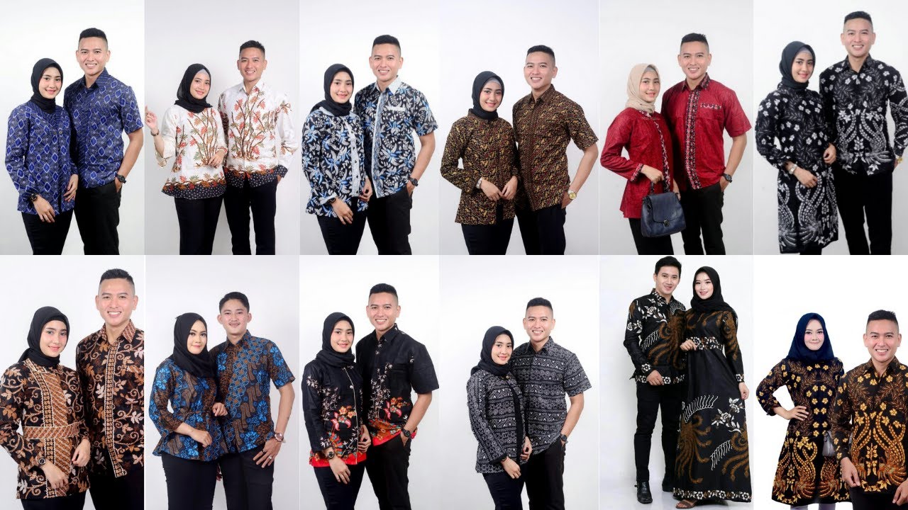 24 Model  Baju  Batik Couple  Terbaru  2021  Terlaris dan 