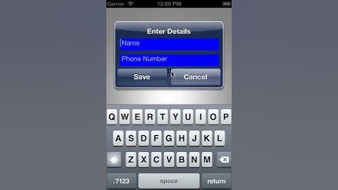 UIAlertView Custom TextField