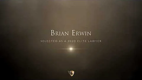 Brian Erwin 2020 Elite Lawyer Video