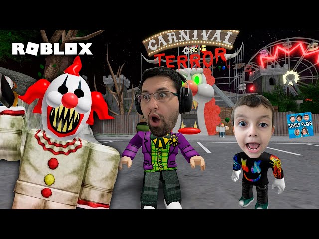 ROBLOX  LULUCA! Escapamos do Palhaço Maléfico? (Escape Carnival of Terror)  