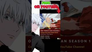 One Punch Man On YouTube ❤️ #anime #onepunchman #jarkianime  #shorts