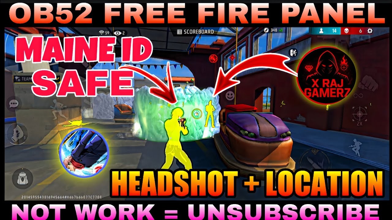OB52 MOD MENU + AIMKILL HEADSHOT HACK | FREE FIRE HOLOGRAM + MAGIC BULLET | FREE FIRE PANEL 