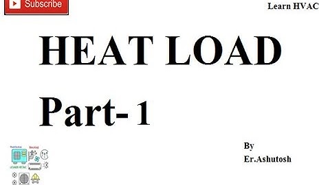 Heat Load Calculation in Hindi II हिट लोड IIPart 1