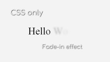 Появление текста | Fade-in text effect | html scss