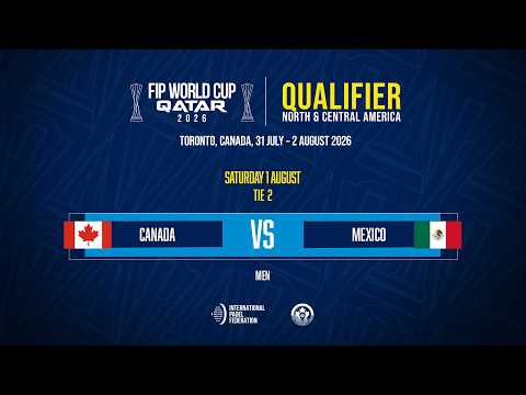 🇨🇦 CANADA VS MEXICO 🇲🇽 - MEN - TIE2 - FIP WORLD CUP 2026 QUALIFIERS – NORTH & CENTRAL AMERICA