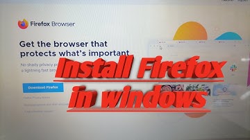 How to install Firefox in computer | download and install Firefox in computer windows 7/8/10 (Easy)