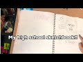 Going through my high school sketchbook! Embarrassing and nostalgic