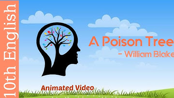 A Poison Tree of 10th std English subject of Karnataka board