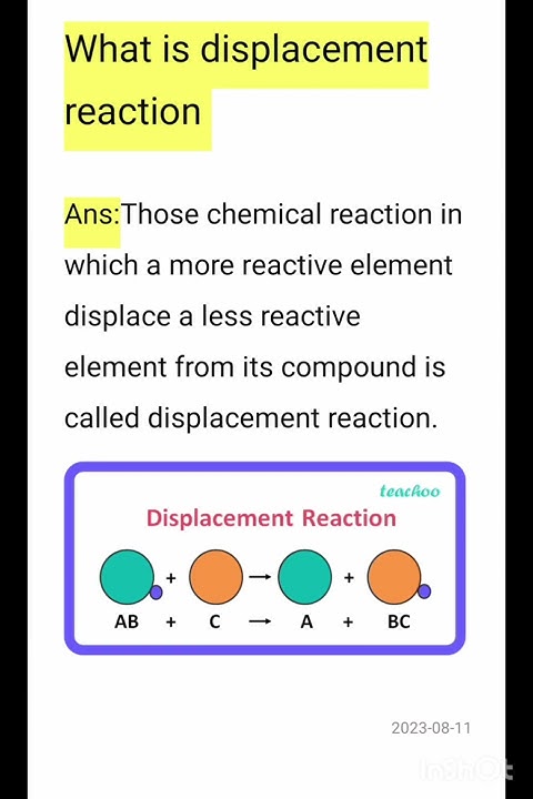 what-is-displacement-reaction-class-10-chemistry-chapter-1-youtube