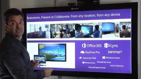 Mike Anguilo Uses Perceptive Pixel by Microsoft