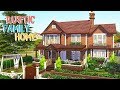 RUSTIC FAMILY HOME | The Sims 4 | Speed Build