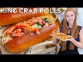 The Best King Crab Rolls with Garlic Butter & Brioche Buns | Easy, 20 Minute Recipe!