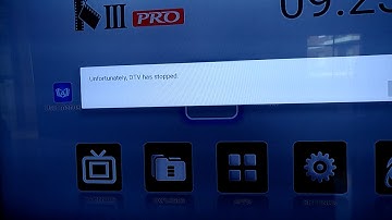 Video MECOOL KIII PRO DTV Error