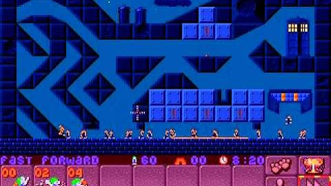 DOS Lemmings 2: The Tribes Shadow 4 The Pancake Factory