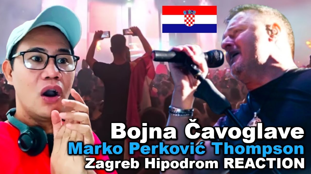 Марко Перкович Томпсон - Батальон Чавоглаве - Загребский ипподром РЕАКЦИЯ