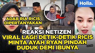 Reaksi Netizen Viral Lagi! Detik-detik Ria Ricis Minta Ayah Teuku Ryan Pindah Duduk Demi Ibunya