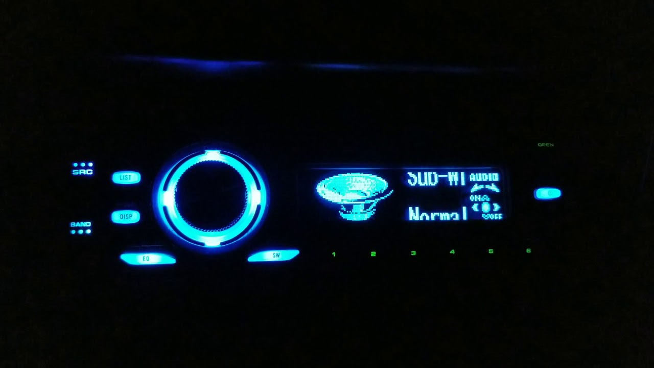 Pioneer DEHP7700MP Menu Walkthrough YouTube