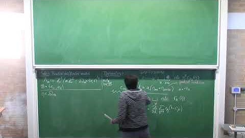 SRQ | Dr. Milton Jara | Non-equilibrium fluctuations of interacting particle systems, lecture 1