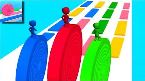 Layers Roll #3 New Level Gameplay Android IOS, Mobile Stick Game